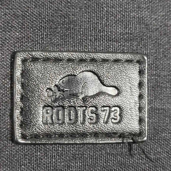 Roots Black Nylon  Crossbody Bag. - Picture 4 of 12